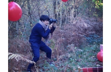 Dans les coulisses du shooting de Noël